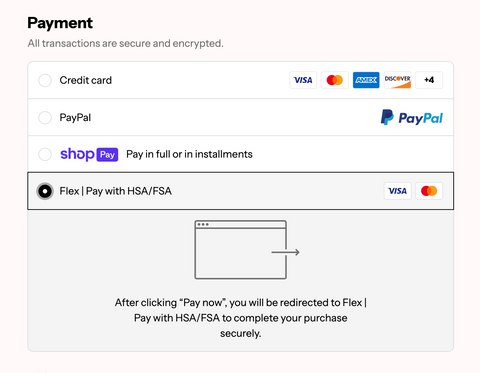 How do I pay with my HSA or FSA card?